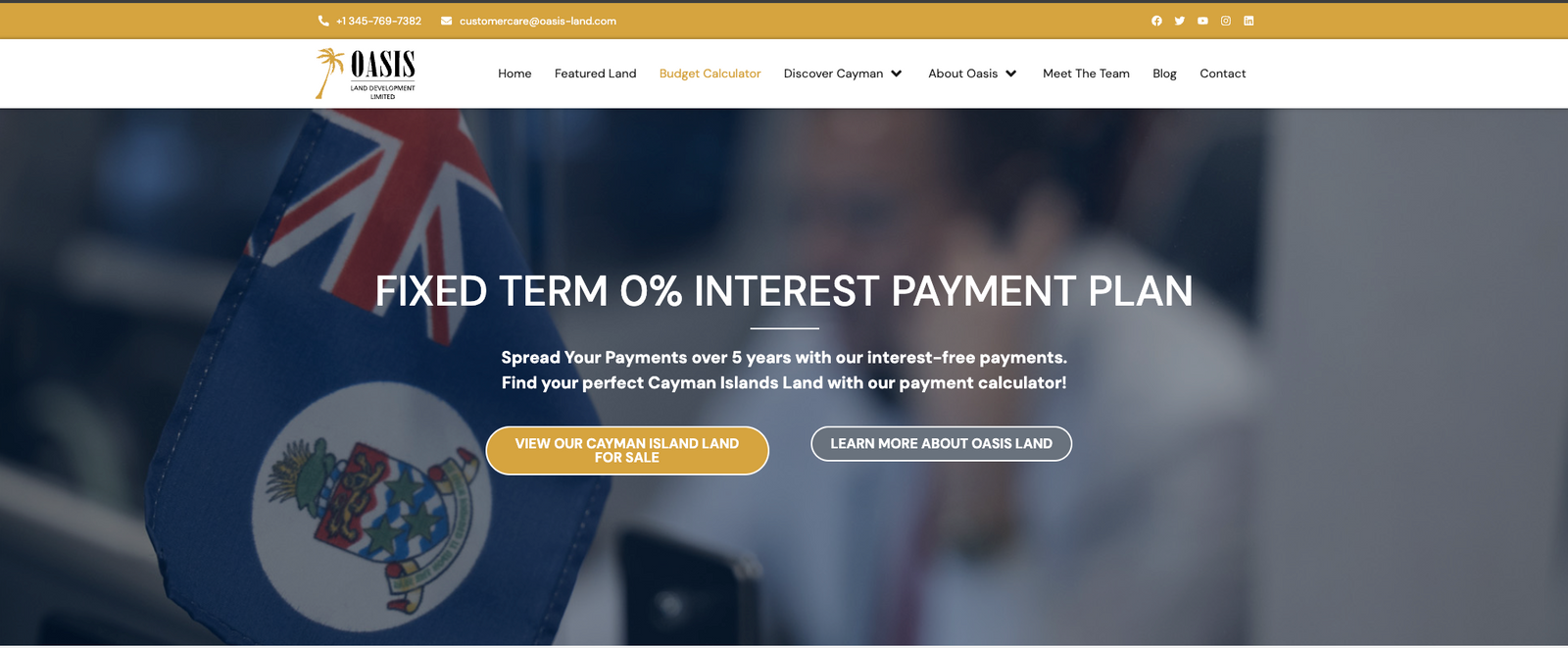 Exploring New Features on Oasis Land Development Website